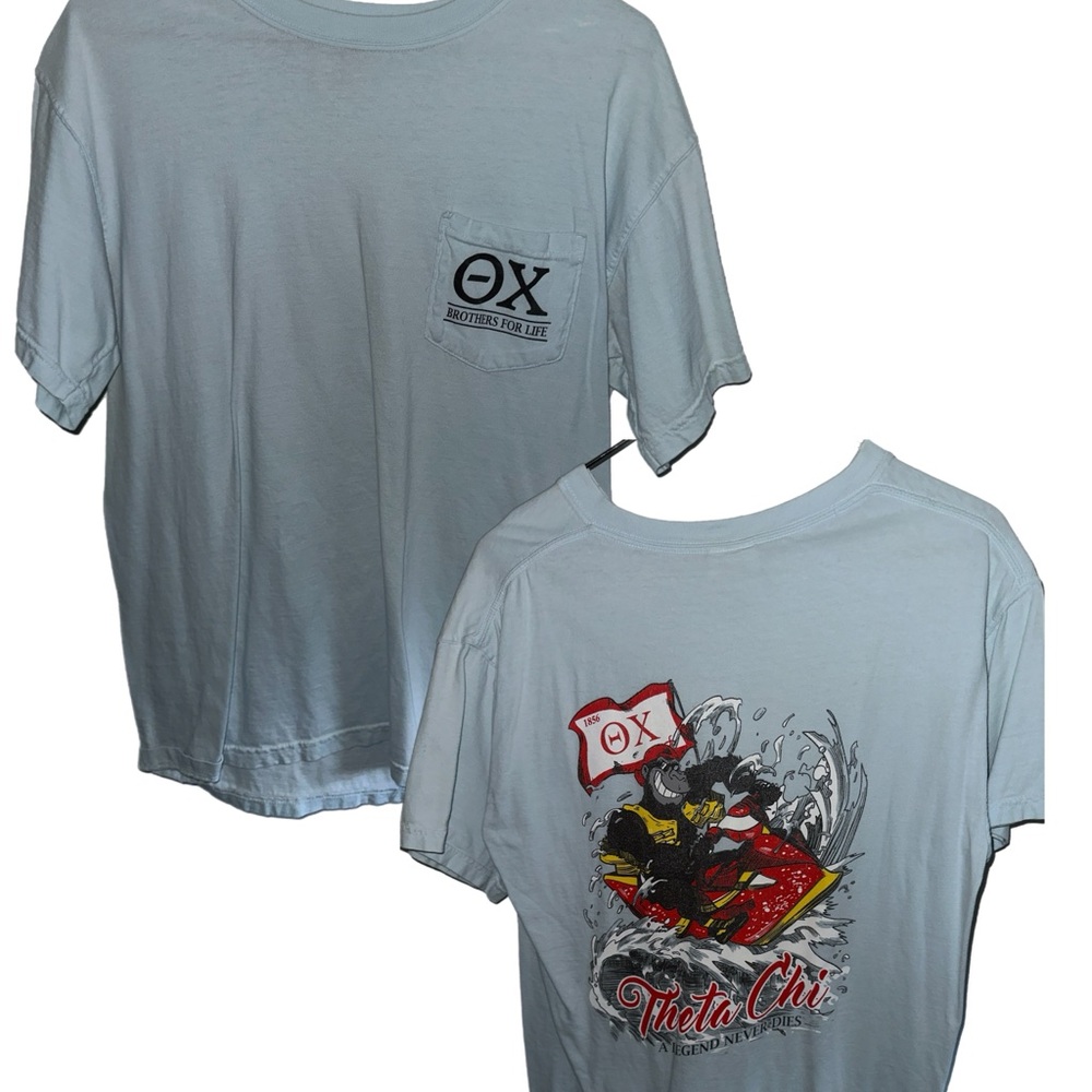 Theta Chi “A Legend Never Dies” Comfort Colors Fraternity Shirt